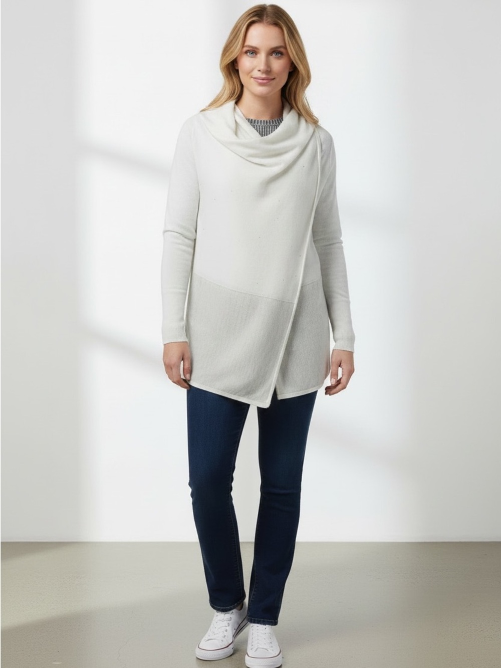 Smartwool Edgewood Wrap Sweater Small Merino Wool Sweater